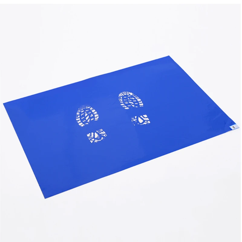 AEGIRSAFE Factory cleanroom use ESD sticky/tacky 24X36inch 30 layers blue sticky mats