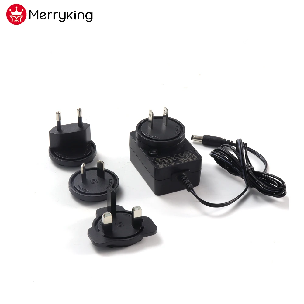 Адаптер питания переменного тока, 5 В, 6 в, 9 В, 12 В, 1 А, 1,5 А, 2 А с вилкой для ЕС, Великобритании, США, Австралии и сертификатом ce, ul, cul, saa, pse, kc