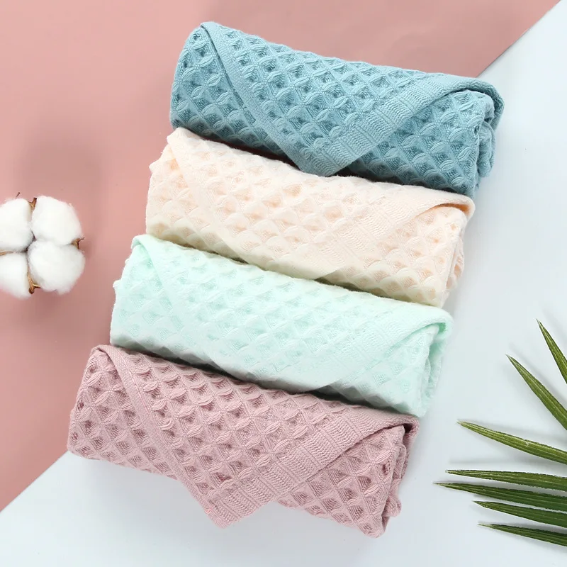 Cotton Waffle Weave Towel Custom Deep Cleaning Cloths Golf Towel