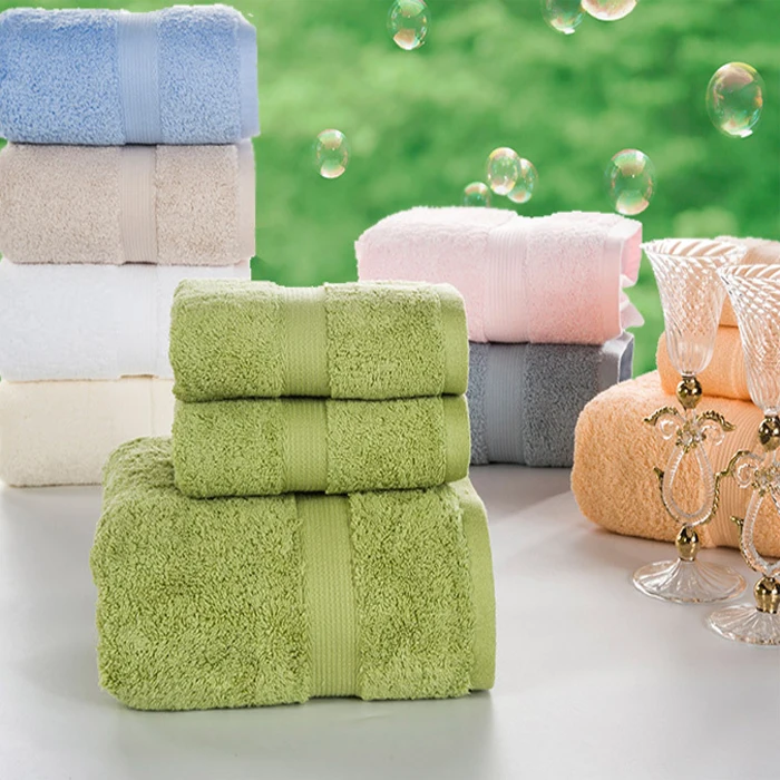 Quality hotel bath towel Thick hand face Bath Towel Set Custom Logo Microfiber Towels 100% cotton Soft Wholesale