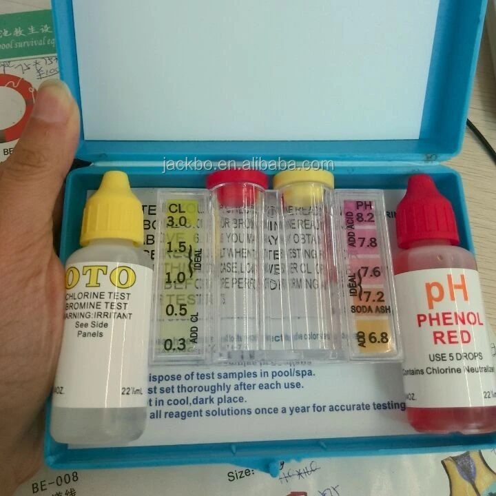 Swimming pool water ph meter testing kits, medical test kit