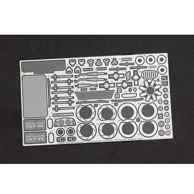 Hobby Design HD02-0147 1/24 Skyline GT-R Model Car Metal Modifications Hand Made Model Set For Tamiya