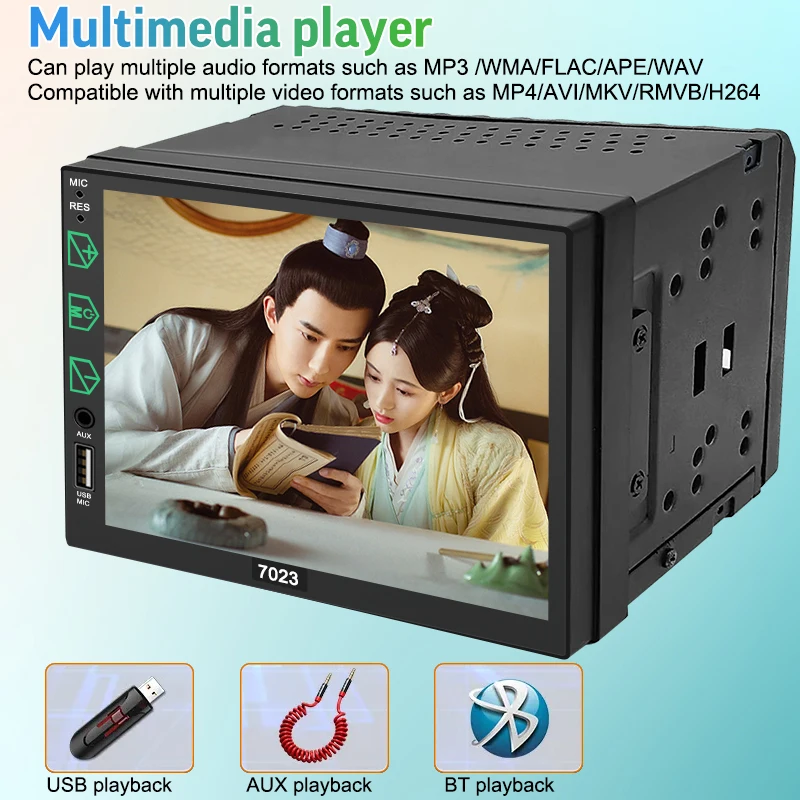 radio para automovile car tv screen double din car stereo mp5 dvd palyer