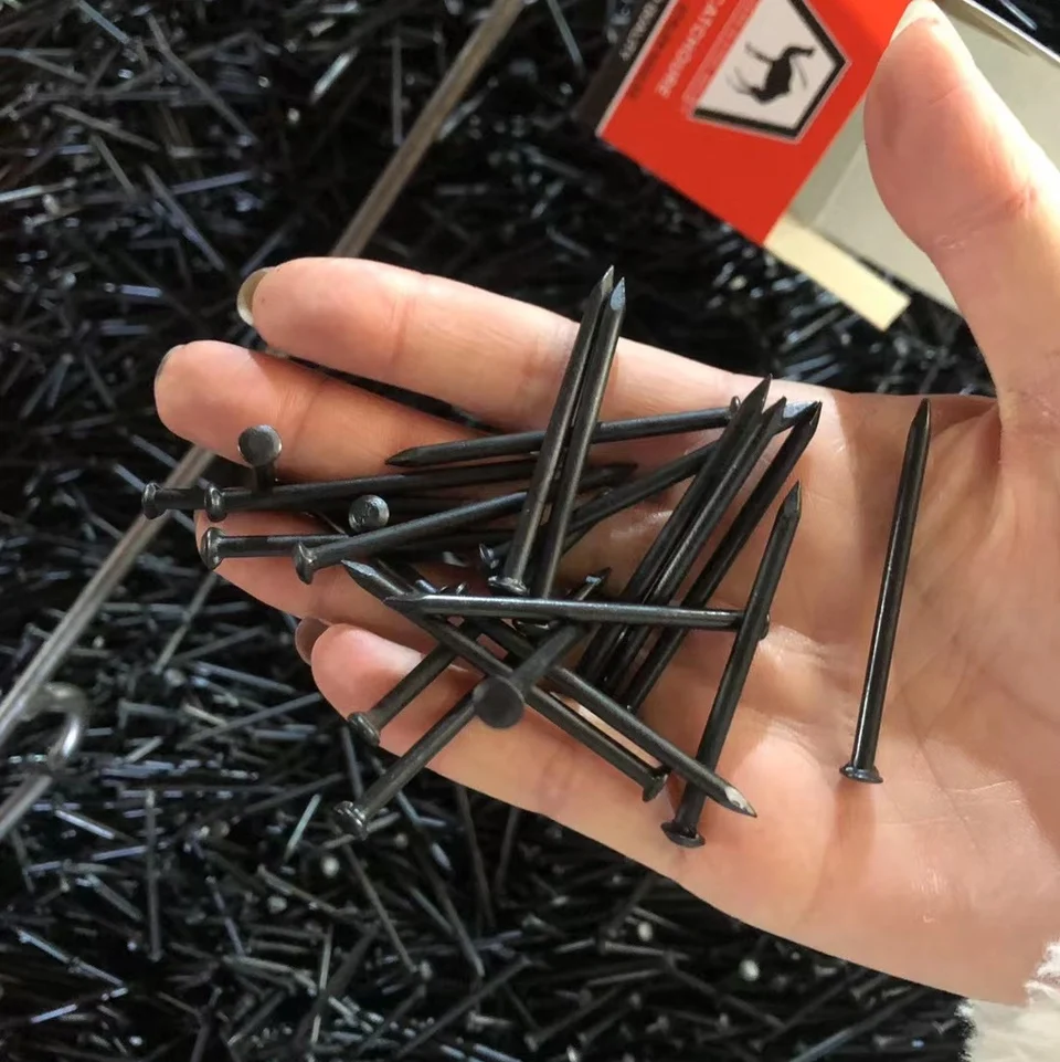 Concrete  Cement Nail Masonry Nail Steel Silver ISO Building Construction Hot-dip Galvanized Smooth Black Steel Nail 2in