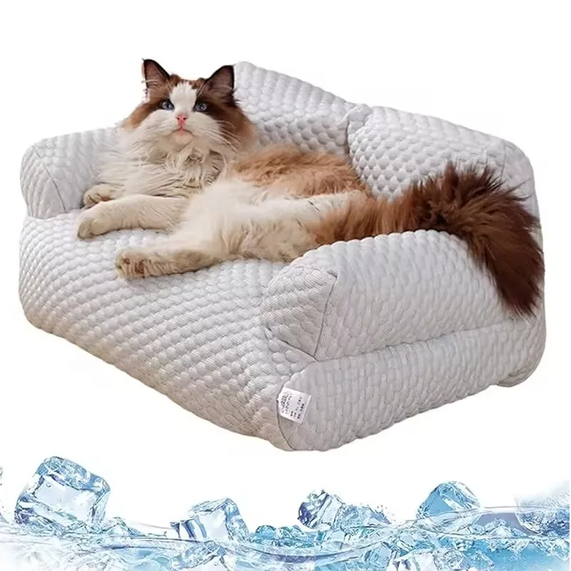 Joysing Comfortable Summer Cooling Sofa High Quality ice Silk Fabric Washed Cat Sofa Breathable