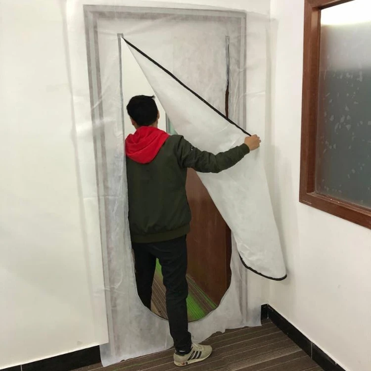 
Staubschutztur zipper door 100% dust proof U C L shape 