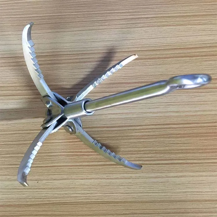 Stainless steel rock climbing hook climbing grappling hook