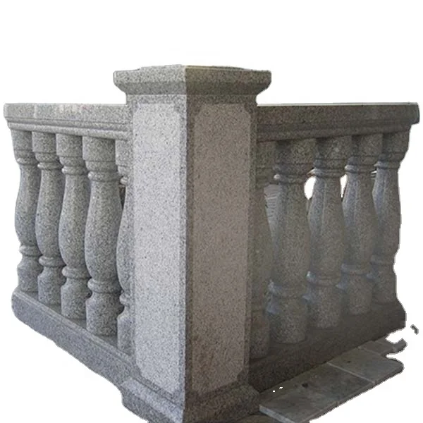 home decorative natural granite stone stair railings porch handrails balustrades