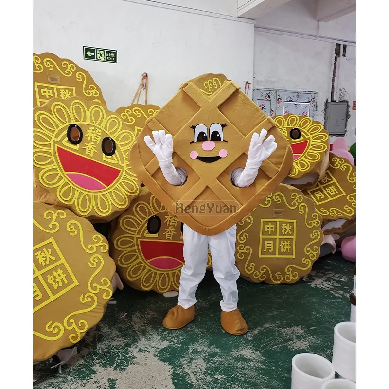 Hengyuan Factory Direct Sale Mascot Party Supplies Adult Birthday Party Cosplay Pizza Food Mascot Costumes