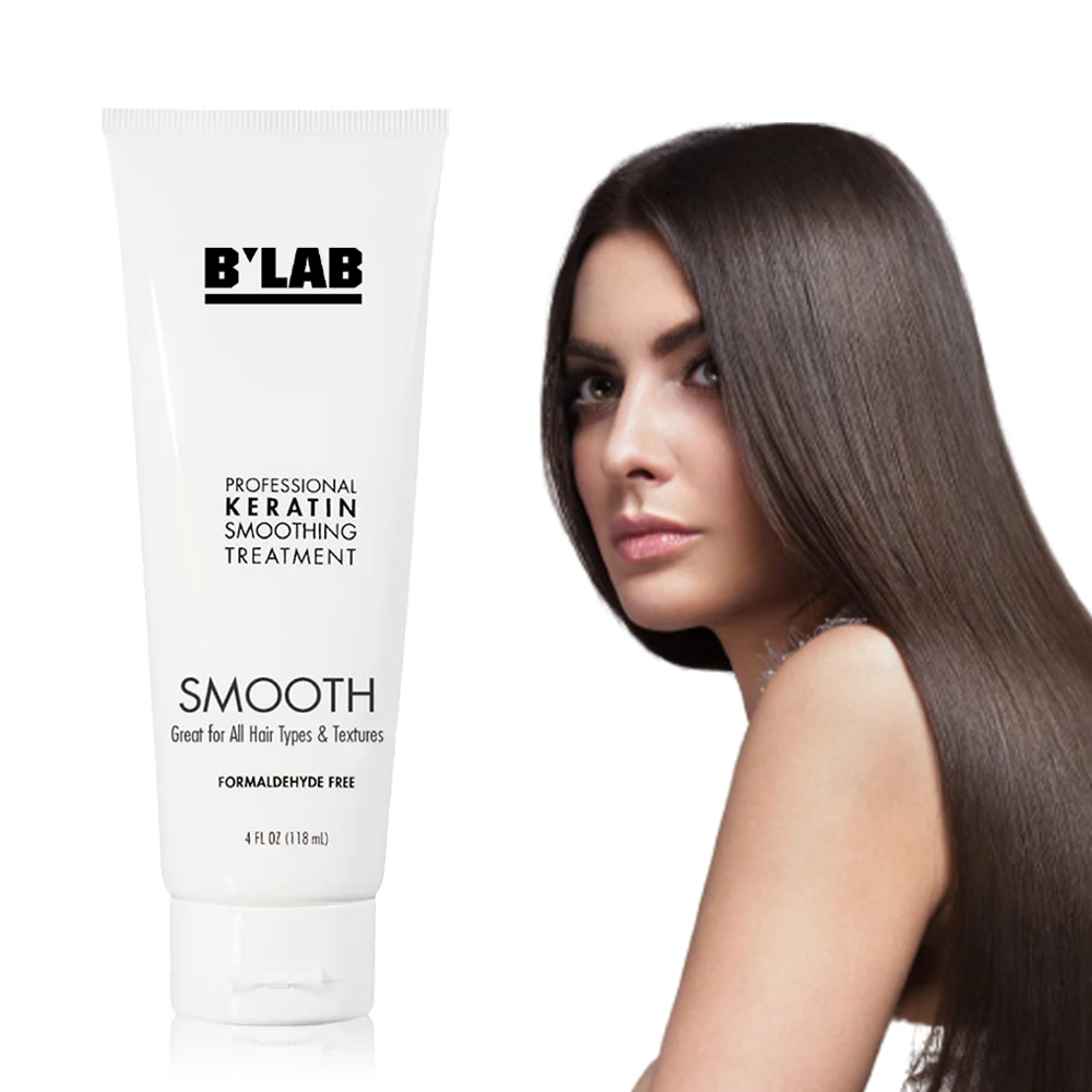 Private Label Nano Plastia Hair Treatment Home Use Tube for Damaged Hair Blowout Keratin Straightening Treatment Brazilian