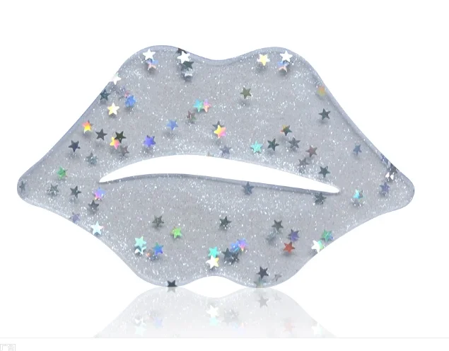 Private Label Moisturizing Shinning Star Glitter Collagen Lip Mask For Lip Care