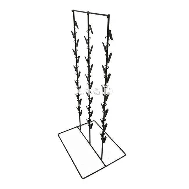Metal Clip Strips Potato Chip Display Rack