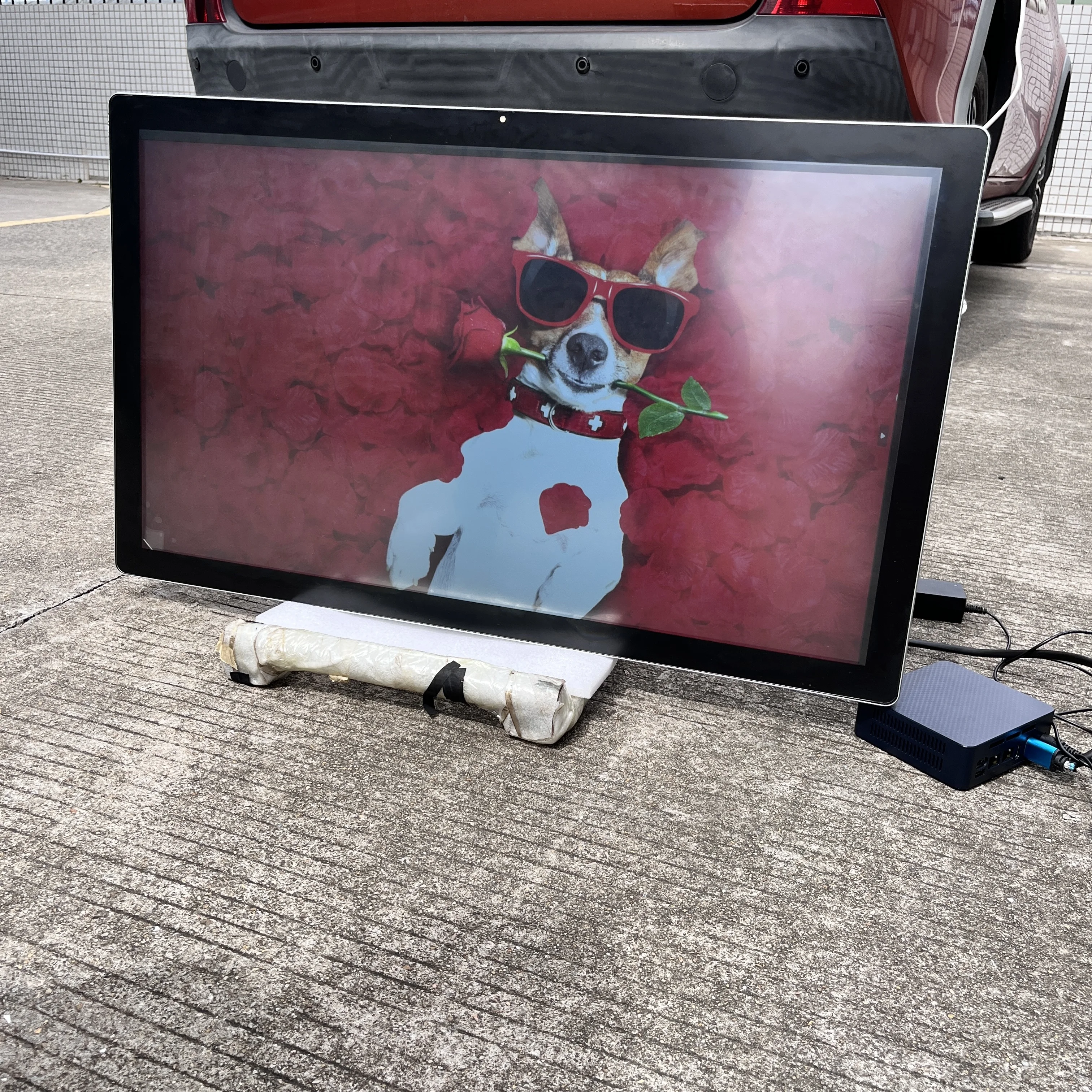 55inch Outdoor High Brightness Sports Event Scoreboard Display with Aviation Case