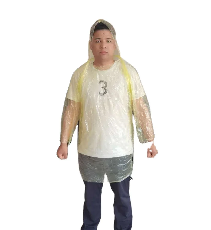 
Factory direct india market disposable Pocket Rain Wear Credit rain Card raincoat Wallet Size poncho Raincoat 