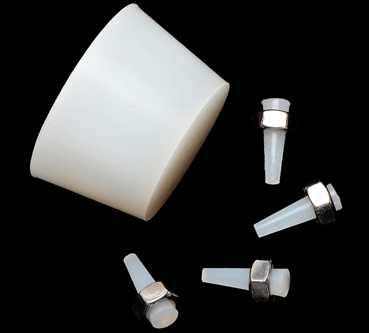 High Temperature Heat Resistant Cone Silicone Rubber Sealing Round Plug /Stopper 38*45*27mm for Hole 39-44mm CUSTOMIZED