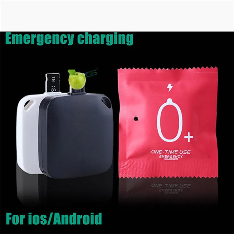 
Factory Direct Supply One Time Use Disposable Power Bank, Emergency Fashion Slim Mini Power bank 