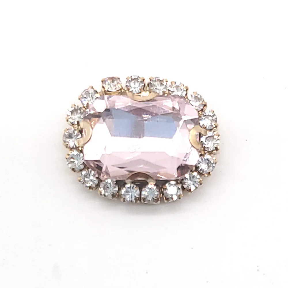 Hole shoes crystal gem diamond jewelrylight up shoes accessories