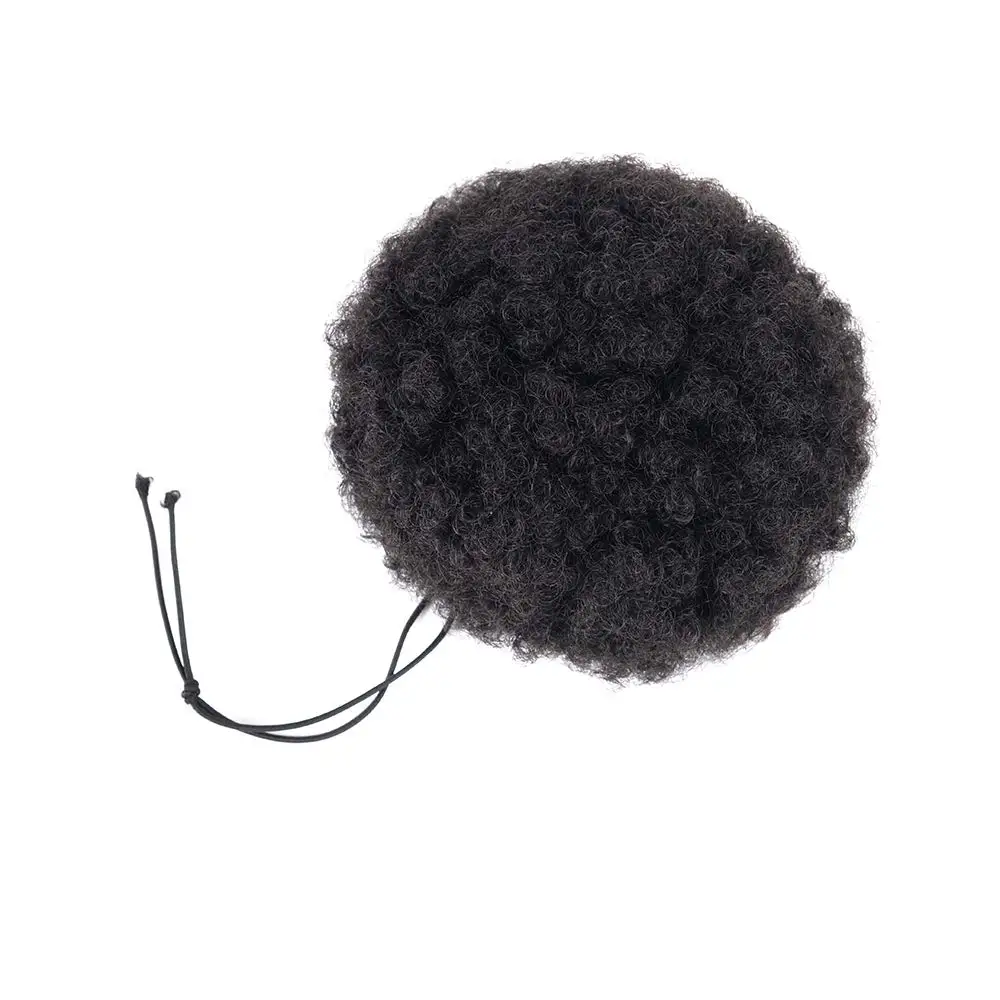
2019 new product hot selling elastic synthetic afro kinky curly hair ponytail 