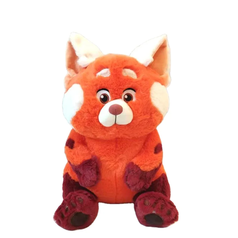 Amazon  hot selling turning red youth metamorphosis plush toy spot raccoon stuffed animals red panda for gifts