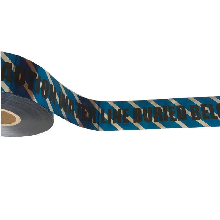 Detectable Underground Warning Tape traceable marker tape protect buried pipes and cables