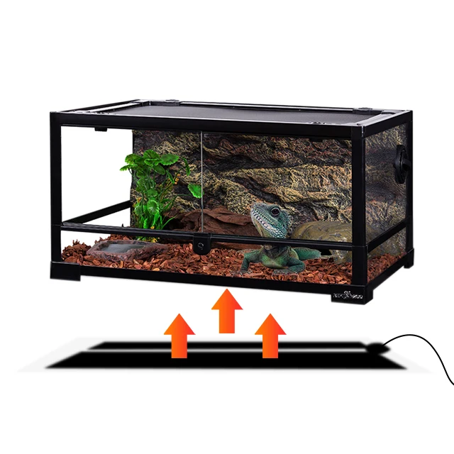 Cerawarm 24 W Reptile Heating Pad durable, water-resistant material Heating Mat Waterproof for Turtles, Lizards, Frogs other pet products