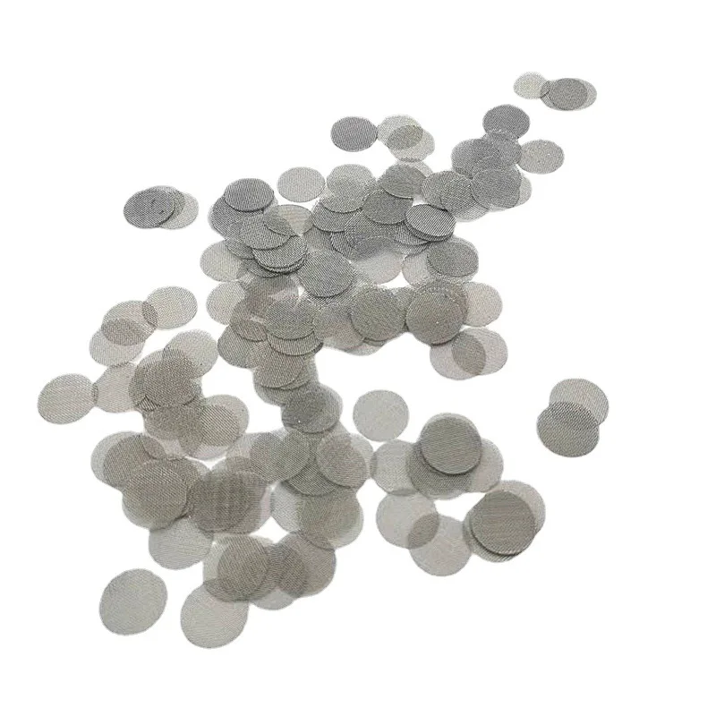 High Quality Stainless Steel Pipe Screens for Lighters & Smoking Accessories-12.7 15 16 19 20mm Sizes smoking filter disc