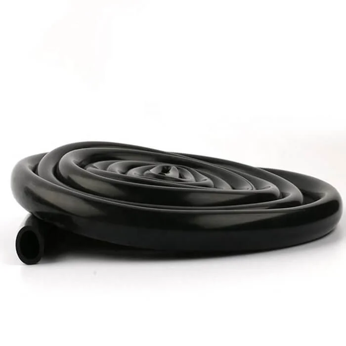 Customized Electrical Insulation Hose Different Size Heat Resistant Rubber Tube Black Conductive Silicone Tubing