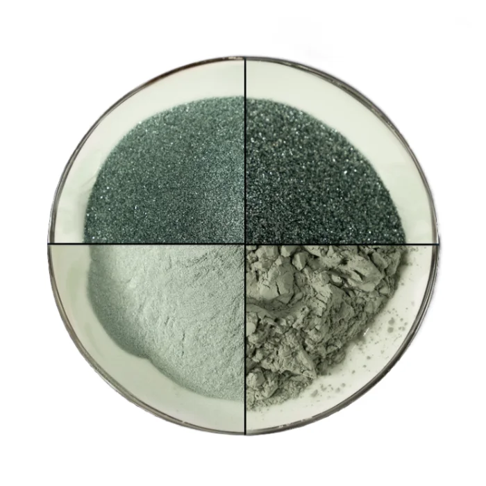 Factory Supply SiC black silicon carbide grit 500 800 powder green silicone carbide grit 2000 3000 grit particle