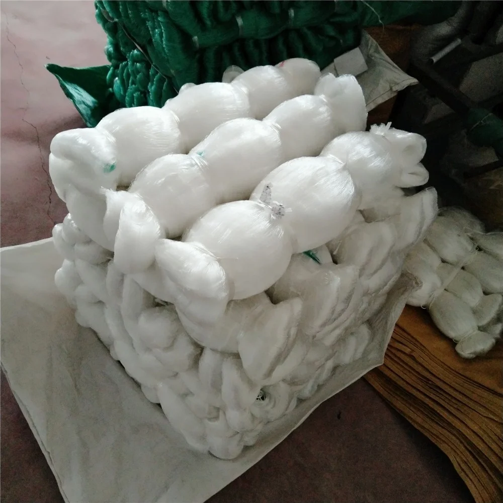 
White Color Nylon Monofilament Fishing Nets red de pesca fishing nets china 