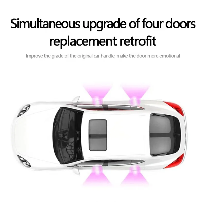 Tesla Auto Door Handle Colorful Light Tesla Electric Door Handles automatic tesla model 3 auto door handle for Model 3 Y