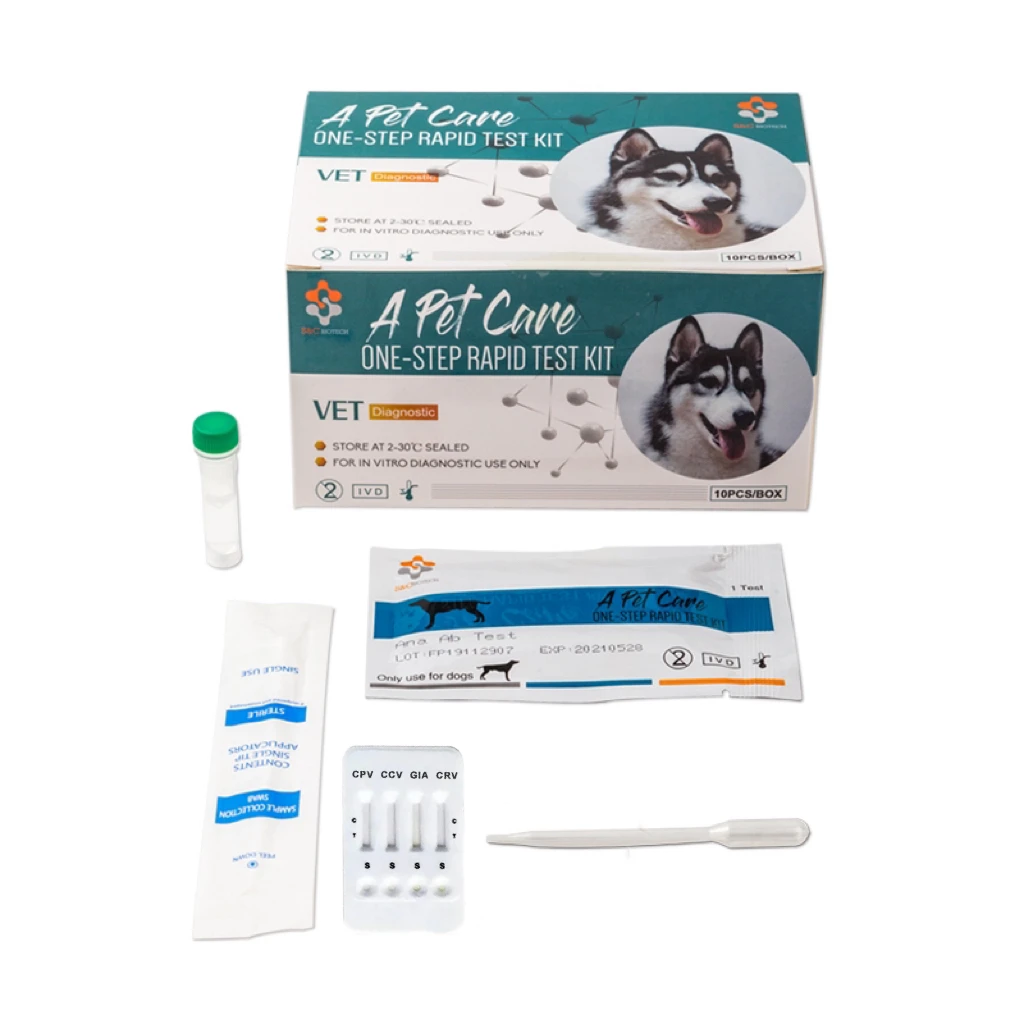 Ветеринарные наборы CDV + CPV EHR экспресс-тест-полоска parvovirus CCV Ag