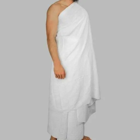 Cheap 100% Polyester Ihram Ehram Ahram For Men For Hajj And Umrah - 2 Towels microfiber hajj towel