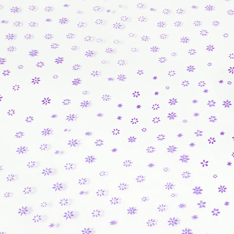 Modern Attractive Style Roll Cellophane Paper Flower Monolayer Plastic Film Printed Cellophane
