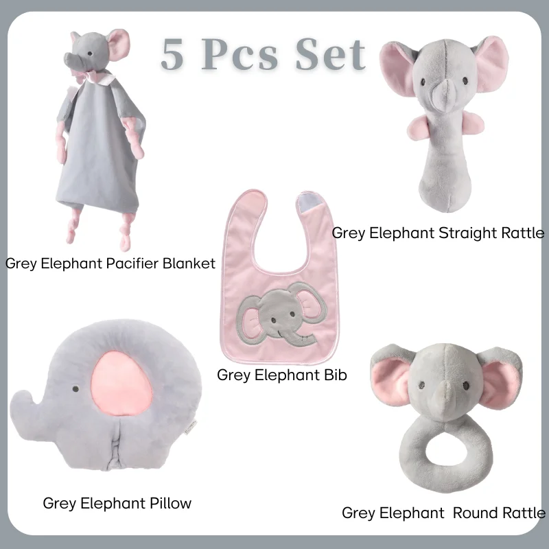 Baby Rattles Plush Rattle Toys Baby Educational Toys Plush Toys Gift Set