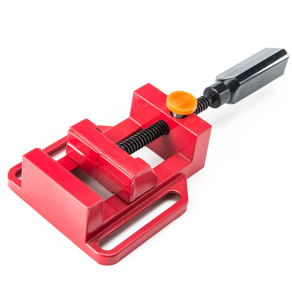 Light duty aluminum alloyed desk table wood working quick released clamp drill press vice