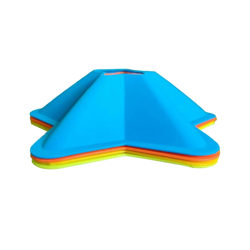 Basketball Football disc cone set of 10 pieces Star Shape Soccer Training marker agility disc cones for soccer training