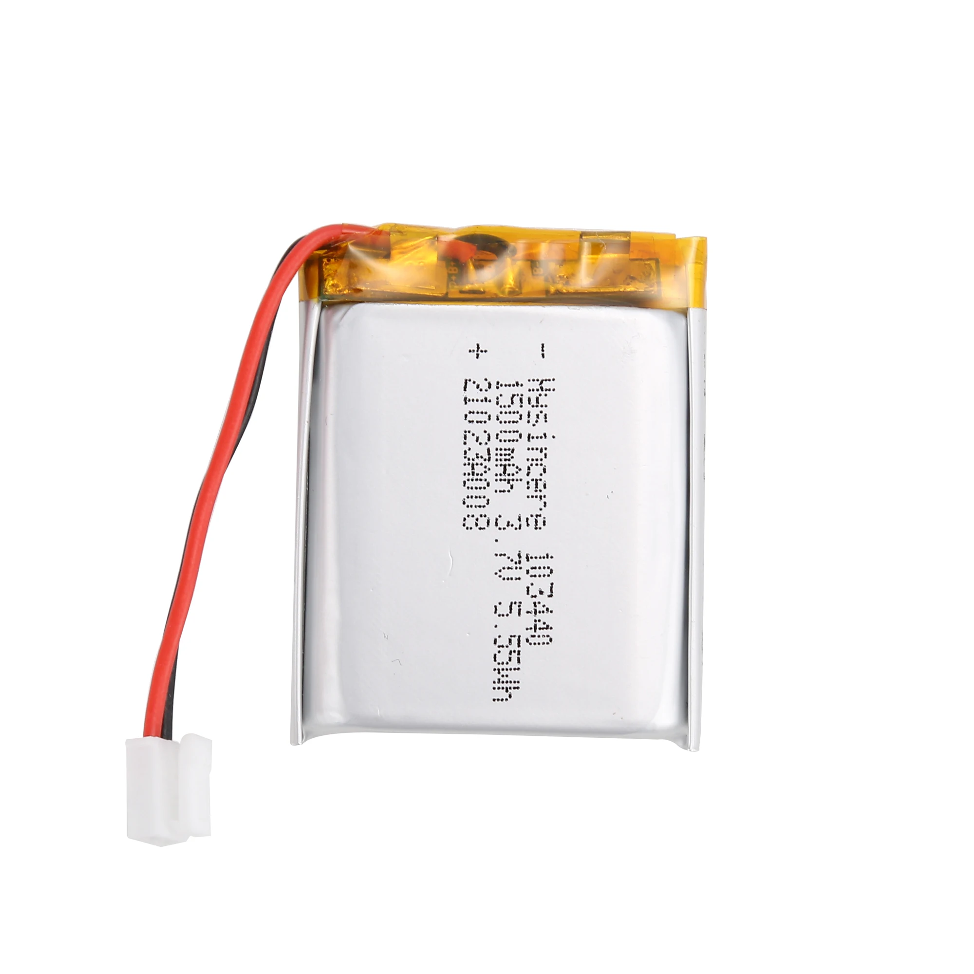 Rechargeable 3.7V Li Lipo Lithium Polymer Ion Battery Pack with 2 Pin 2.0mm/1.25mm JST Connector (502030 250mAh 1.25Jst)