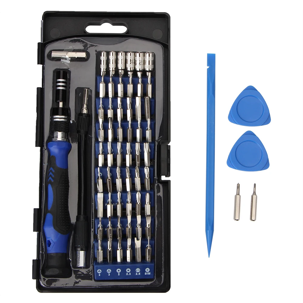 63 in 1 Pro Cell Phone Camera Laptop Magnetic Screwdriver Set CRV Driver Bit Repair Tool Kit