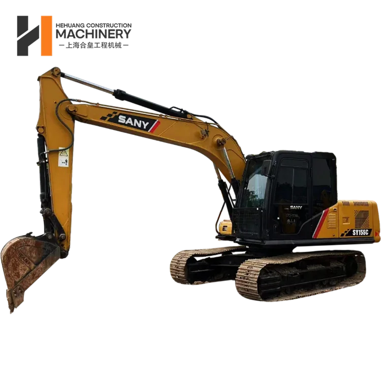 used Selling high-quality Sany 155 excavators with stable performance and no maintenance, large parts do not leak oil