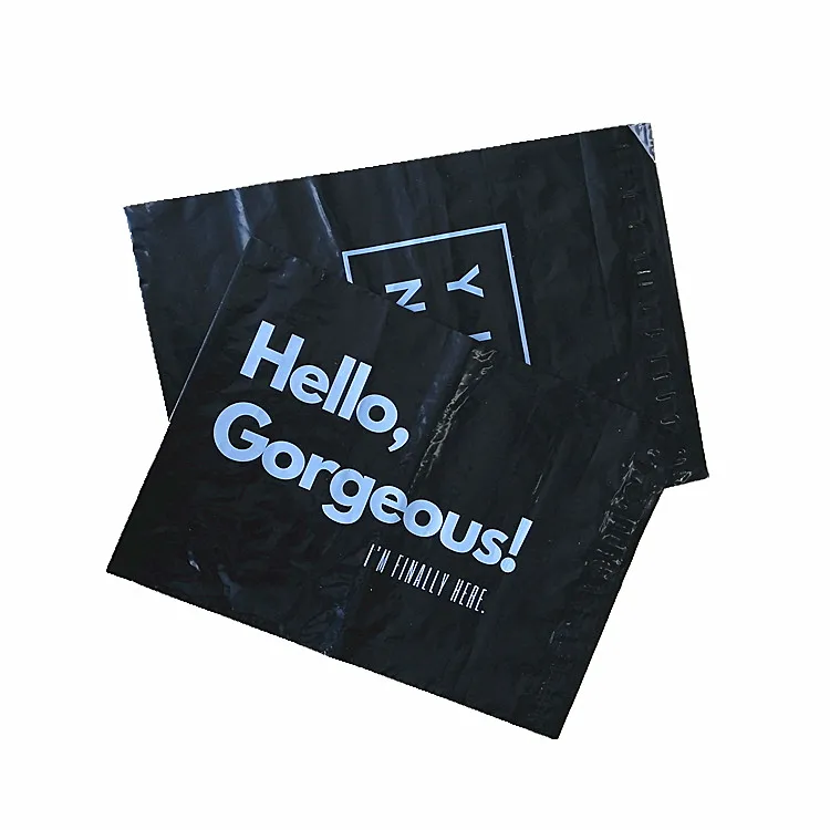 
Custom Black Plastic Mailing Bags 