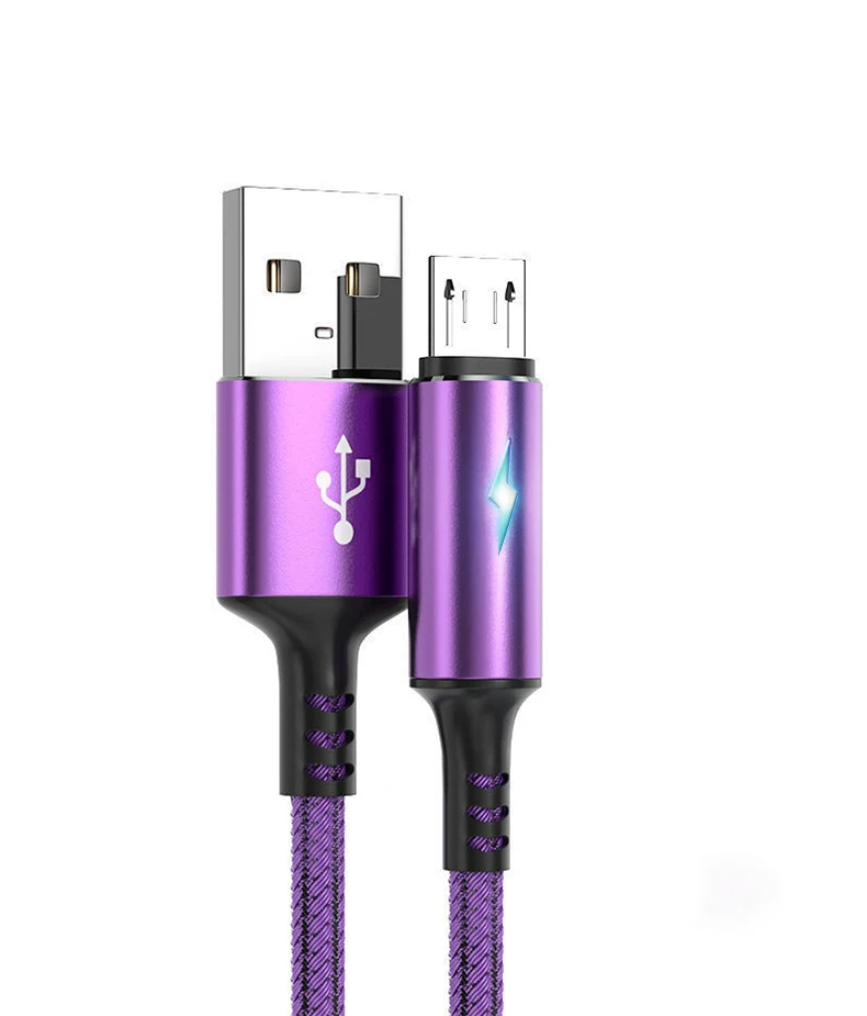 Charging Cable Line For Apple Data Cable For Iphone xs8p11/12pro max with light creative fast charging cable for iphone Fast Us