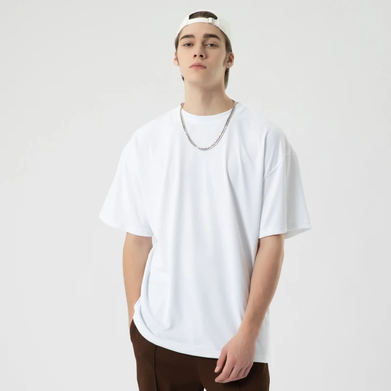 New American Markets Dtg Print Custom Graphic T-shirts Comfortable 250 Gsm T-shirt Blank T Shirts For Men