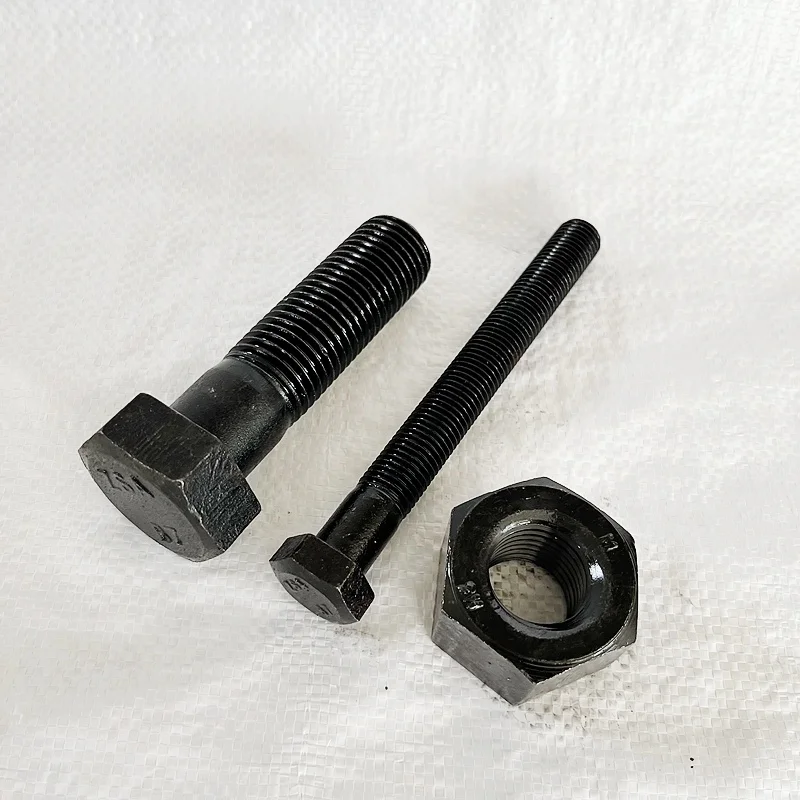 ANSI4140 ASTM A193 B7 A194 Gr.2H/ Gr.2HM Black Oxided Stud Bolt Hex Bolt Nut Studbolt Washer