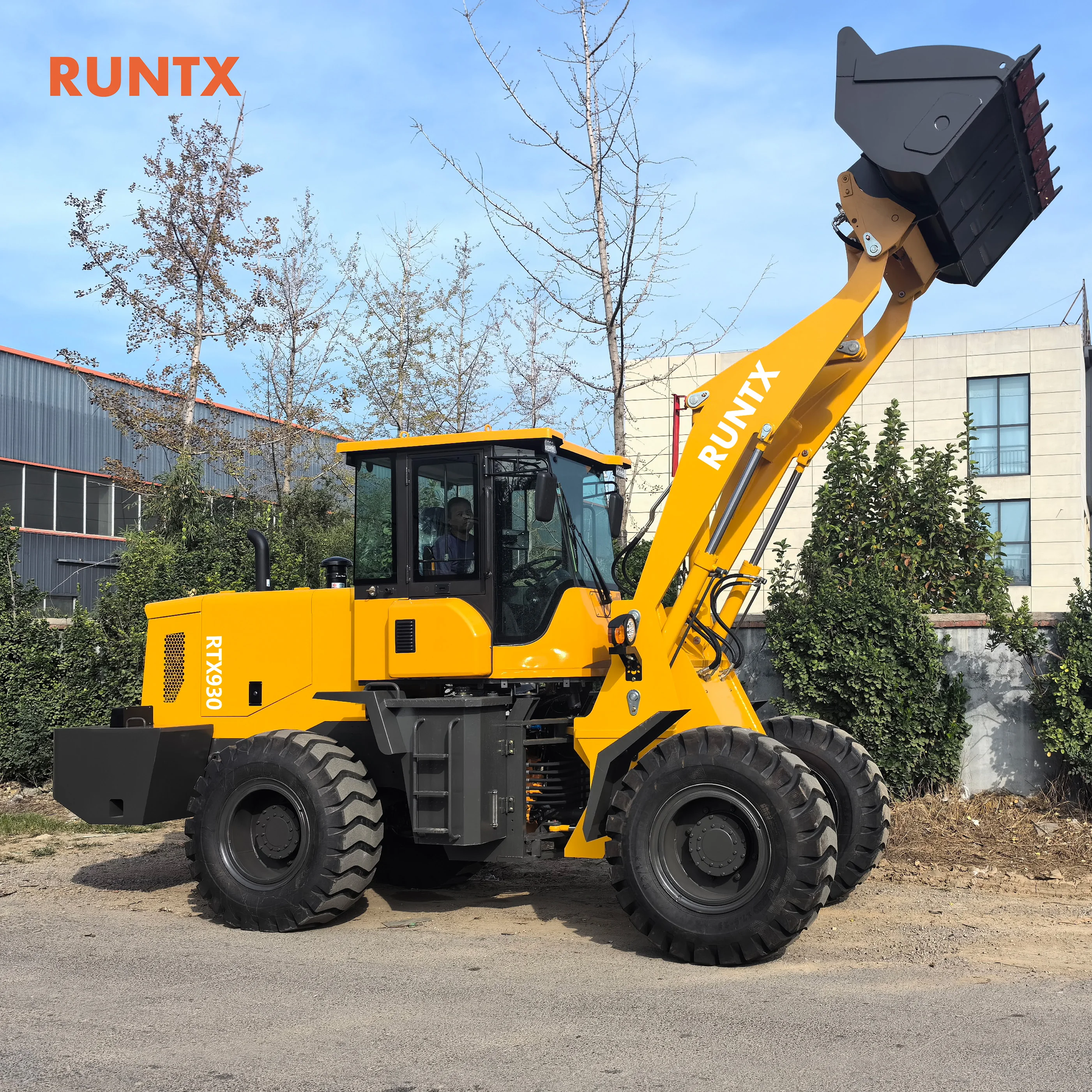 Construction Earth-moving machinery small front end payloader compact 3 ton wheel loader for sale