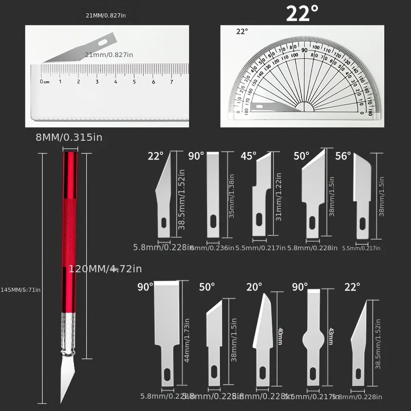 Professional DIY Crafts Carving Knife Set for Artistic Enthusiasts Customized OEM Support