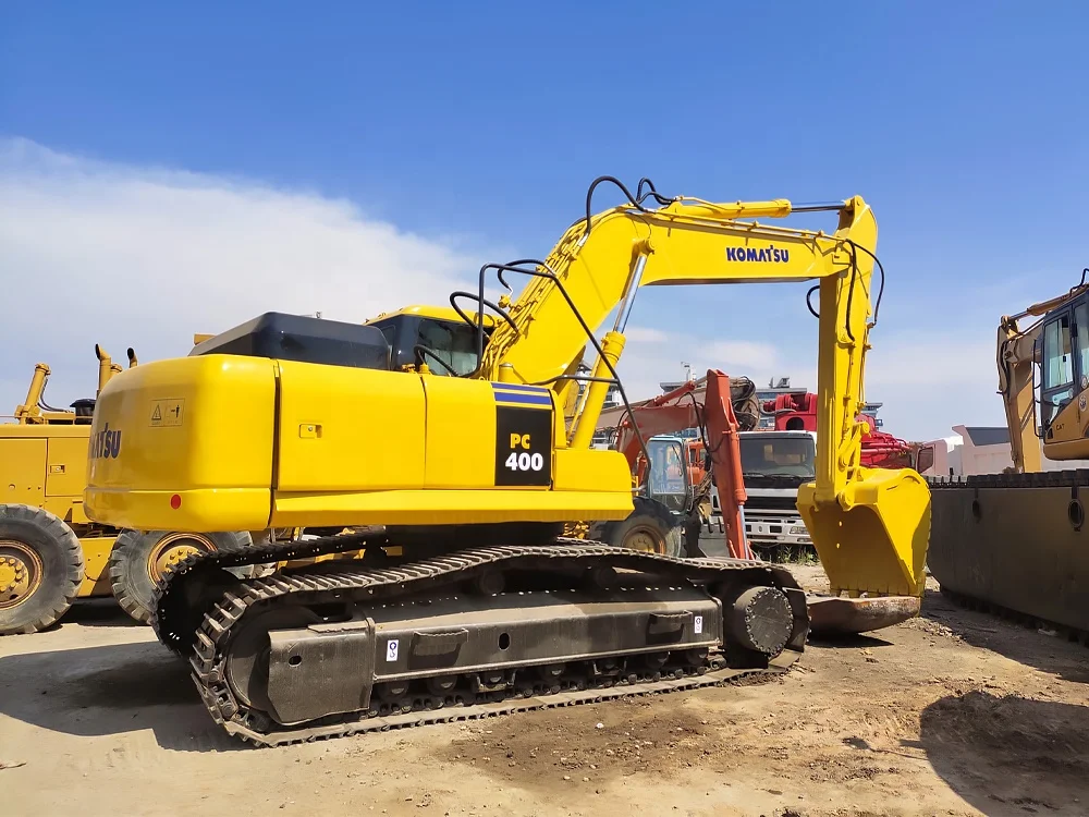 used Komatsu backhoe digger excavator komatsu hydraulic excavator pc400-7