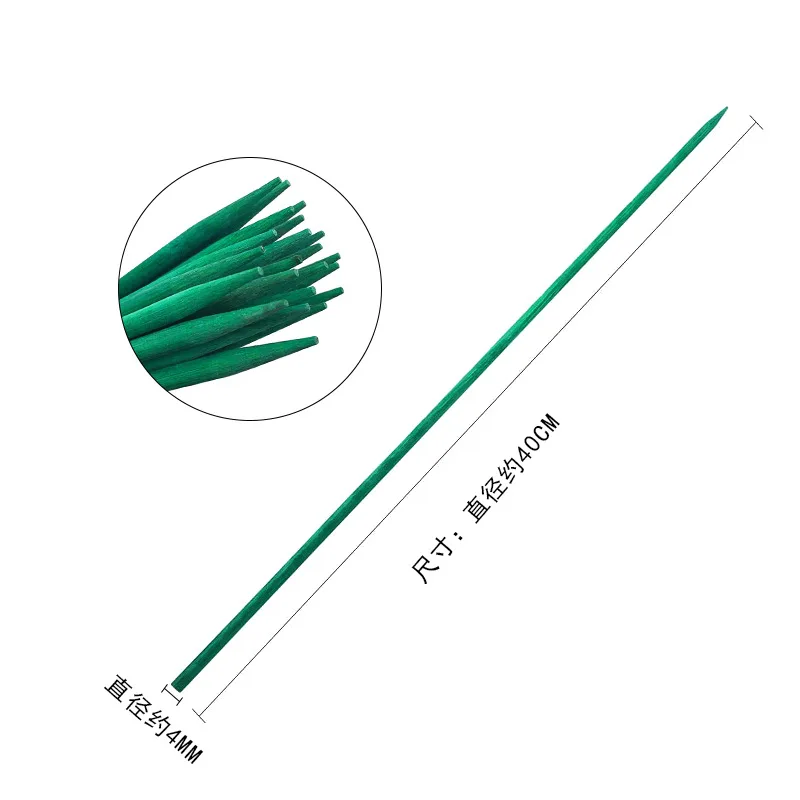 Hot selling colored flower support bamboo sticks bamboo flower sticks for garden