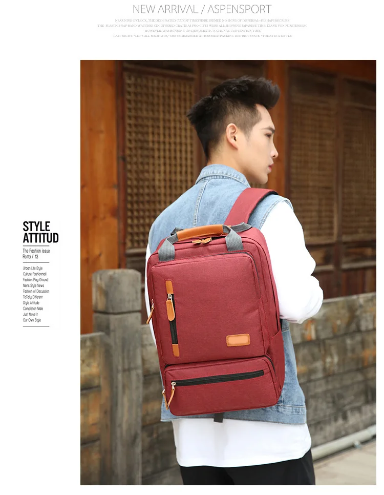 Oem Fashion Unisex Backpack Waterproof Backpack With Usb Anti Theft Laptop Backpack