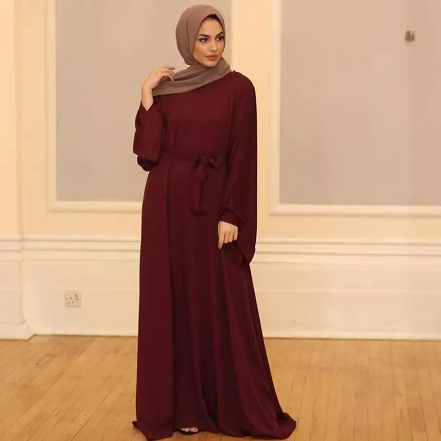 Latest XXL Modest Women Kaftan Clothing Long Islamic Dress for Adults Hijab With 2pcs MOQ Designed by Latest Abaya Designs