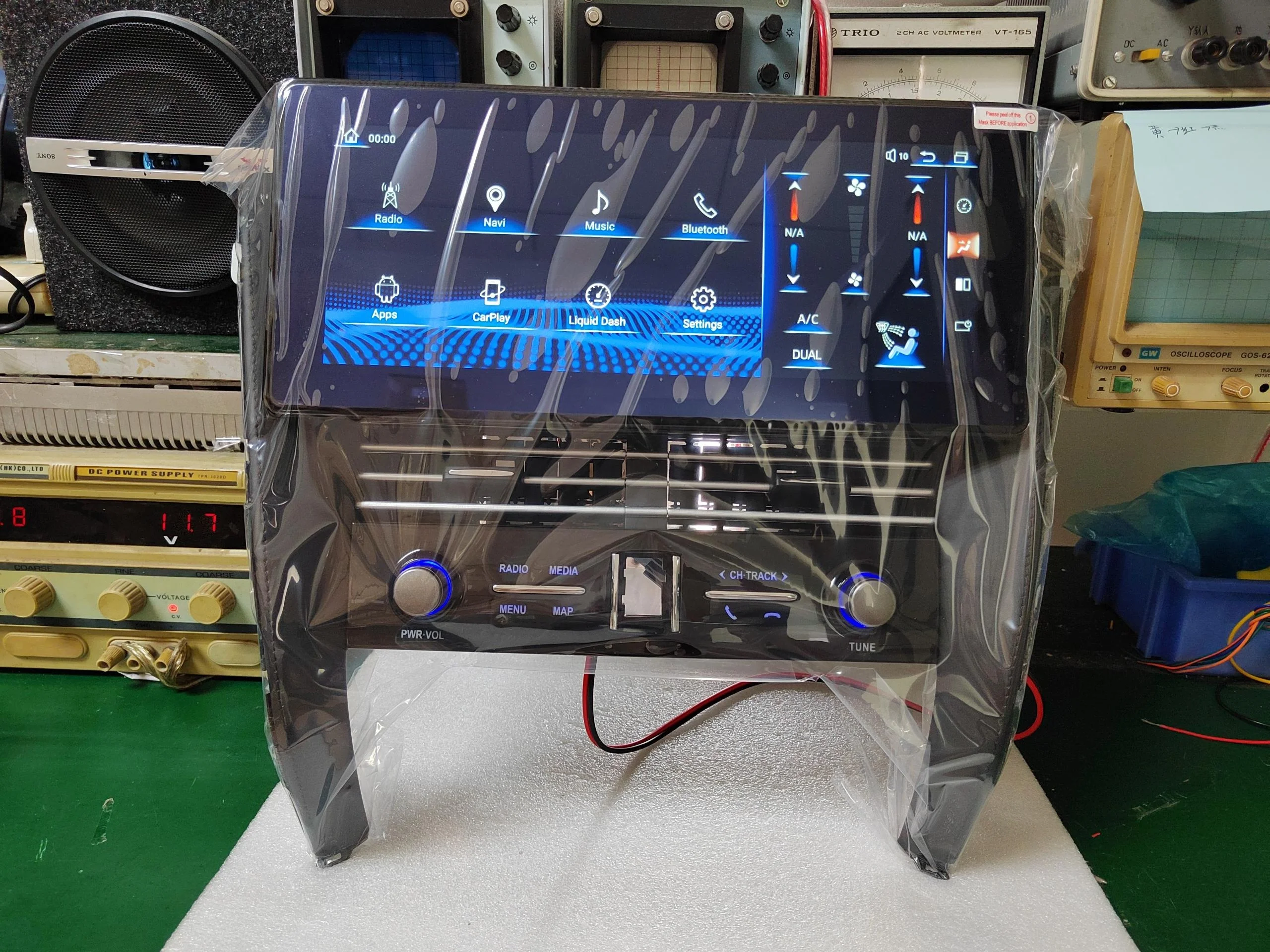 UPSZTEC 12 3 дюймовый синий луч большой сенсорный экран система Android Специальный DVD GPS автомобильный видеоплеер для Toyota Alphard 30 Vellfire